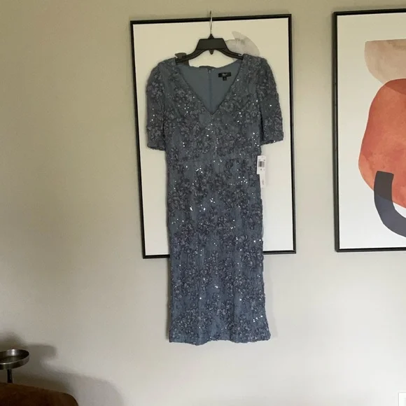 Aqua | Dresses | Nwt Aqua Soutache V Neck Midi Size 6 | Poshmark
